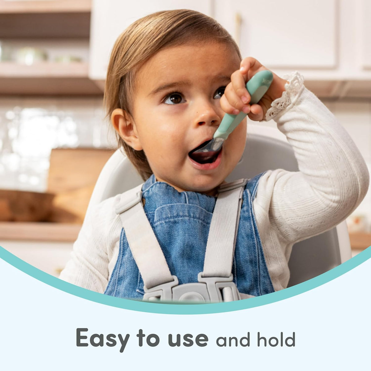 NUK Kiddy Cutlery Forks, Pack of 3, Blue and Green - view 4
