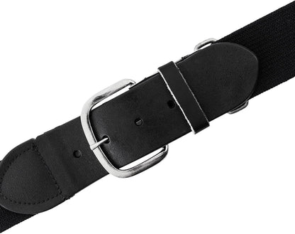 Champion Sports Baseball and Softball Uniform Belt, Black, Adult 22-46 Inches