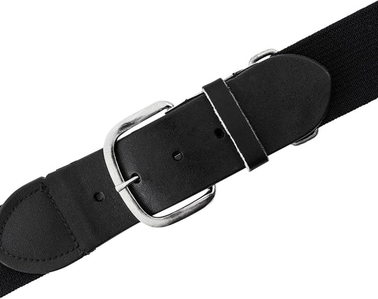 Champion Sports Baseball and Softball Uniform Belt, Black, Adult 22-46 Inches