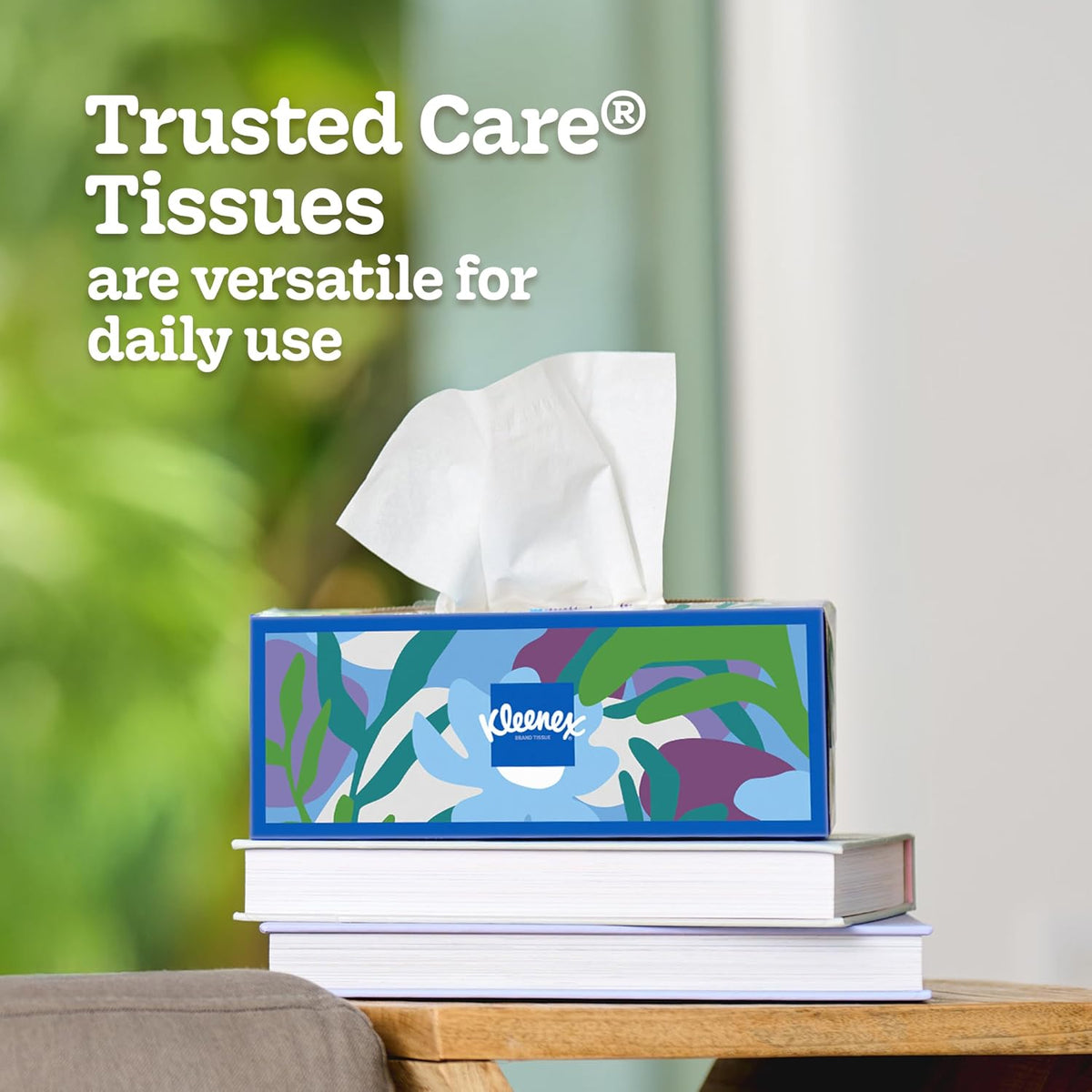 Kleenex Trusted Care Facial Tissues, 3 Flat Boxes of 160 (480 Tissues) - view 3