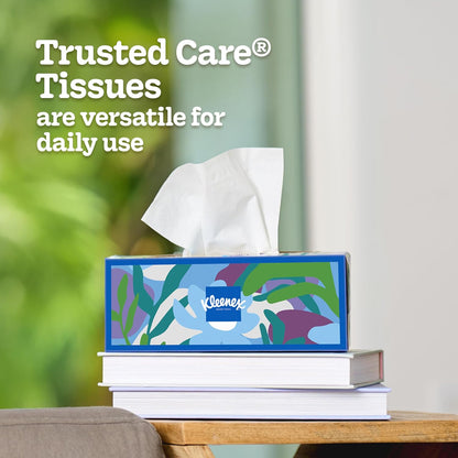 Kleenex Trusted Care Facial Tissues, 3 Flat Boxes of 160 (480 Tissues) - view 3