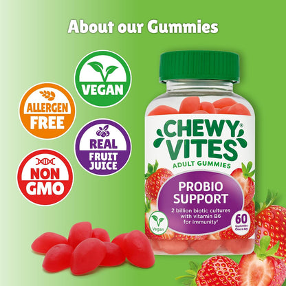 Chewy Vites Adult Probio Support Gummies - 60 Count - view 6