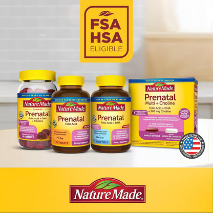 Nature Made Prenatal Multivitamin with Folic Acid and DHA, 110 Softgels - view 4