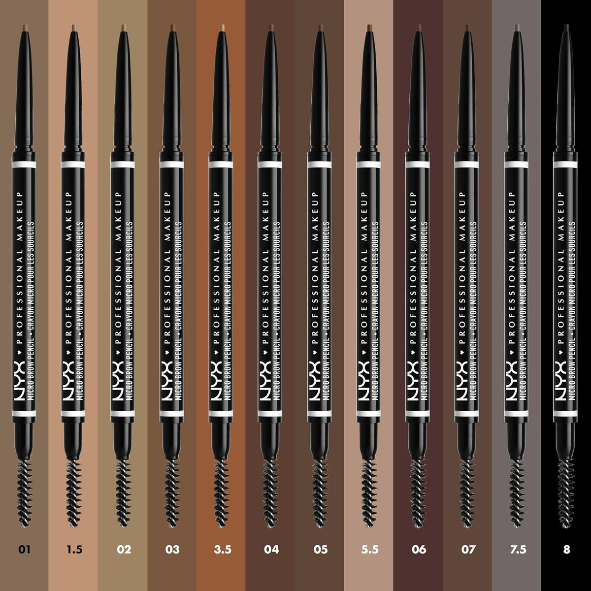 NYX Professional Makeup Micro Brow Pencil, Espresso - view 5