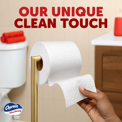 Charmin Ultra Strong Clean Touch Toilet Paper 24 Family Mega Rolls - view 5