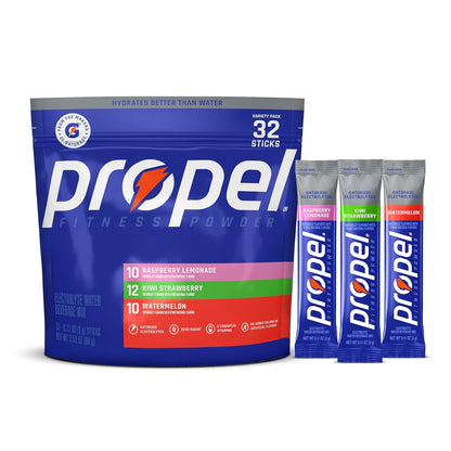 Propel Electrolyte Powder Drink Mix, 3 Flavour Variety Pack, 32 Servings
