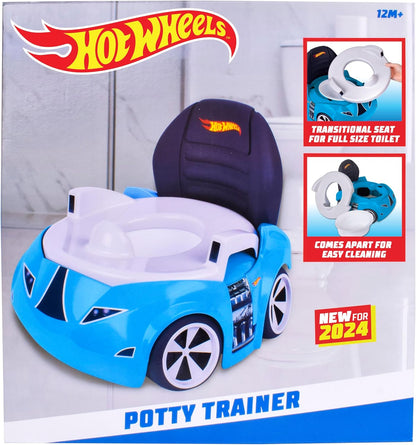 Hot Wheels Blue Race Car Potty Training Toilet with Detachable Seat - view 6