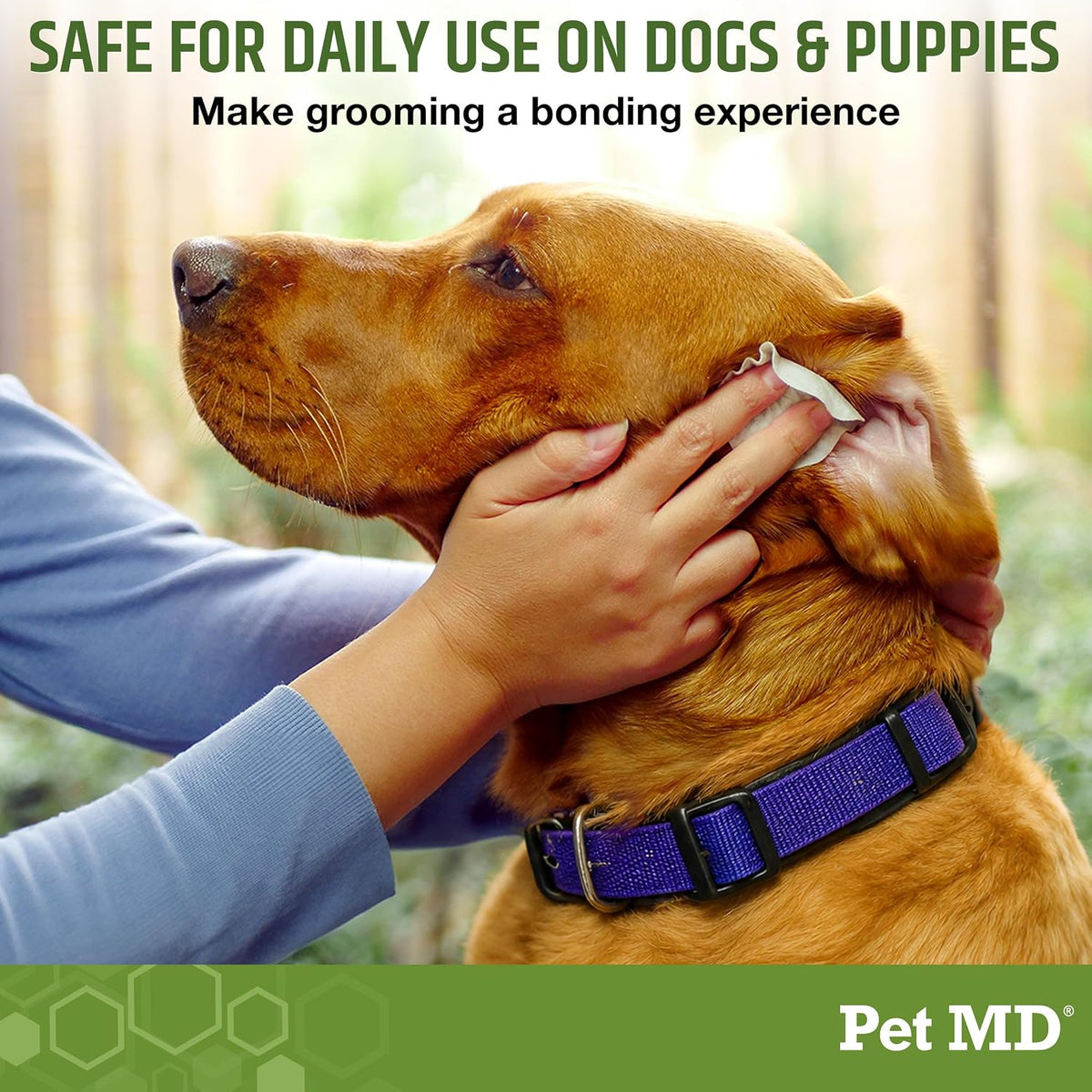 Pet MD Dog Ear Cleaning Wipes, 100 Count - view 5
