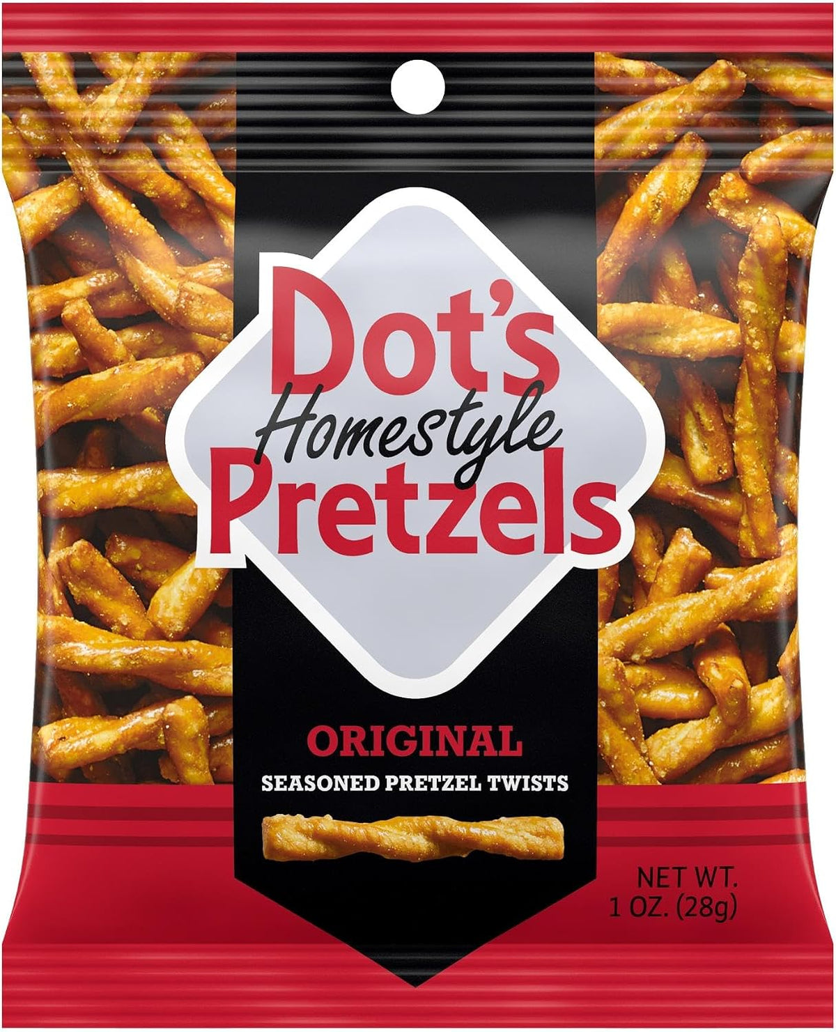 Dot's Homestyle Original Seasoned Pretzel Twists 10 x 1 oz Bags - view 6