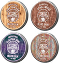 Viking Revolution Beard Balm Variety Pack, 28 g (1 oz), Pack of 4