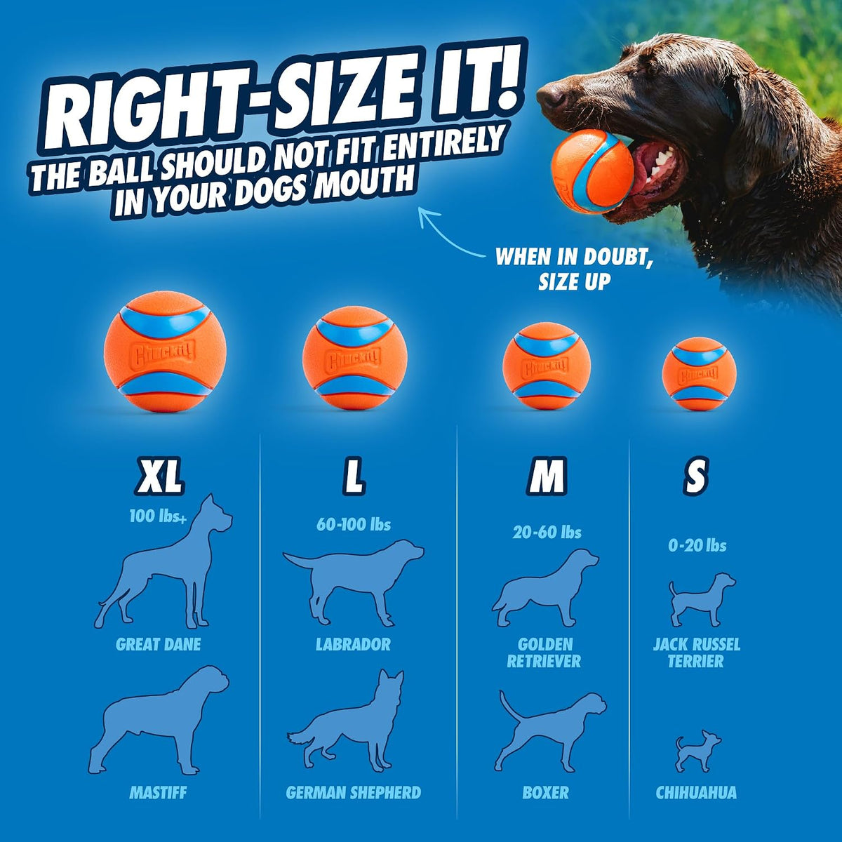 Chuckit! Ultra and Rugged Dog Balls, Medium, Set of 3 - view 4
