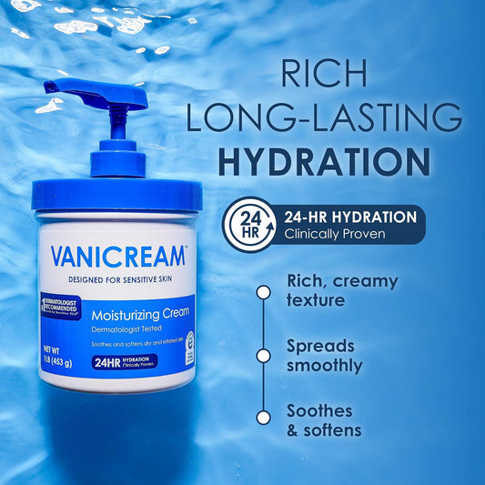 Vanicream Moisturizing Skin Cream with Pump, 16 fl oz - view 2