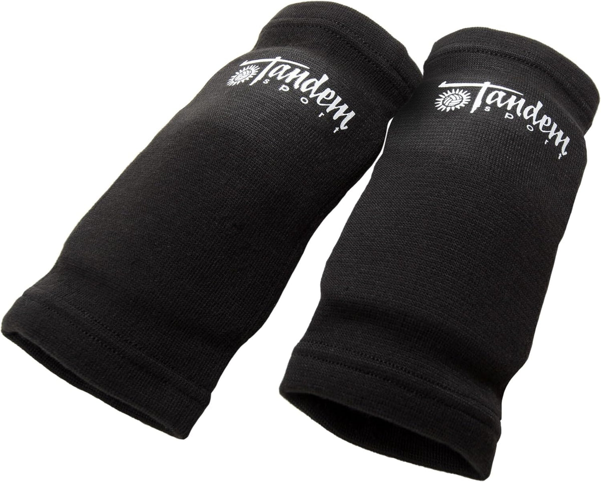 Tandem Sport Volleyball Elbow Pads, Black, Adult — product view