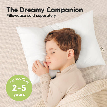 KeaBabies Toddler Pillows 13 x 18 Inch, Pack of 2, Soft White - view 2