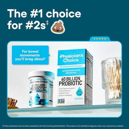 Physician's Choice Probiotics 60 Billion CFU, 10 Strains, 30 Capsules - view 2