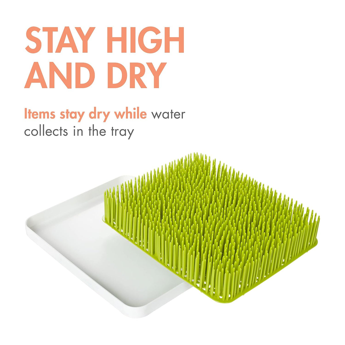 Boon Lawn Countertop Baby Bottle Drying Rack Bundle with Twig and Stem - view 3