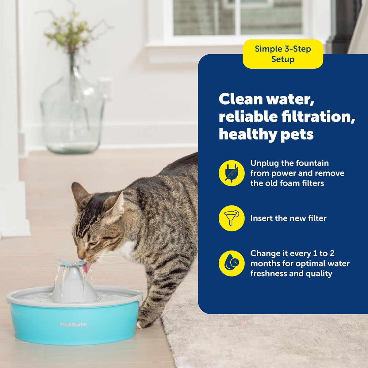 PetSafe Drinkwell Replacement Foam Filters, 2 Pack - view 5