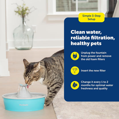PetSafe Drinkwell Replacement Foam Filters, 2 Pack - view 5