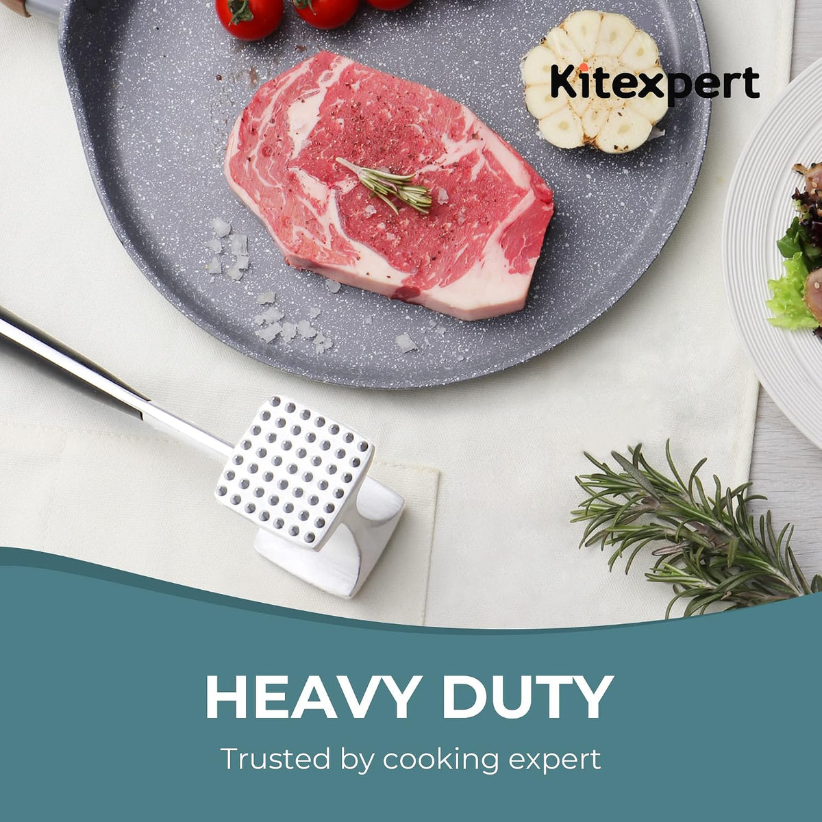 KITEXPERT Dual-Sided Meat Tenderizer Hammer - view 5
