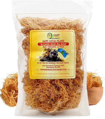 BUIE Golden Irish Sea Moss 56g, Raw and Wildcrafted