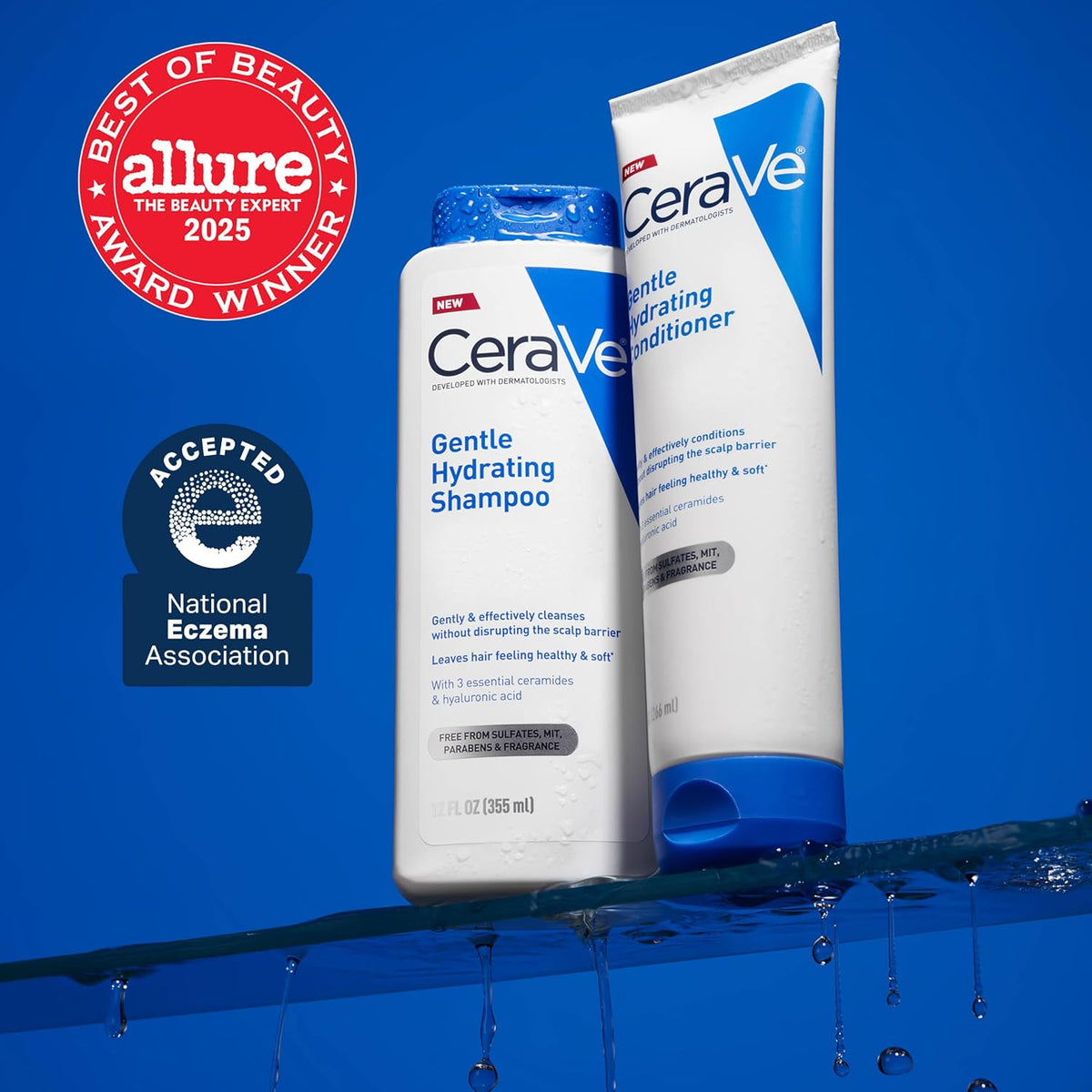 CeraVe Gentle Hydrating Shampoo with Hyaluronic Acid 12 oz - view 2