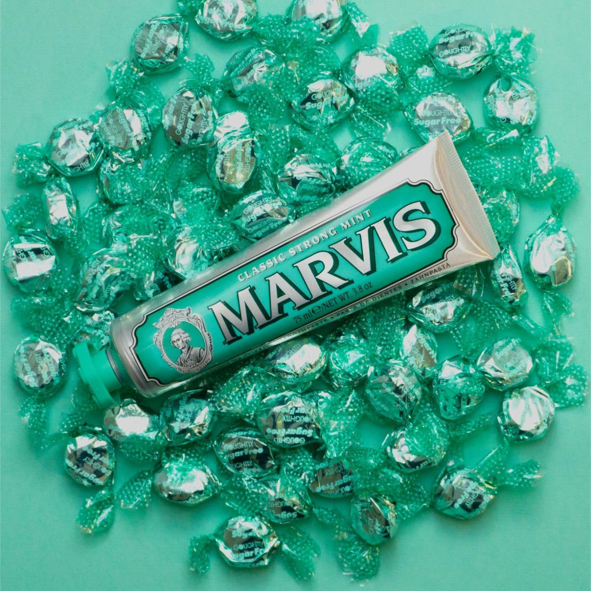 Marvis Classic Strong Mint Toothpaste, 3.8 oz - view 4