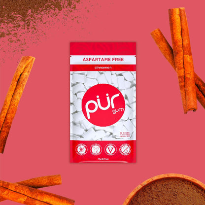 PUR Gum Cinnamon Sugar-Free Xylitol Gum - 165 Count (3 x 55) - view 5