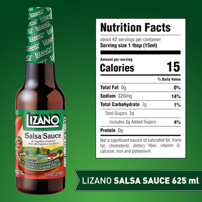 Lizano Salsa Costa Rica Sauce 625 ml (21.1 fl oz) - view 2