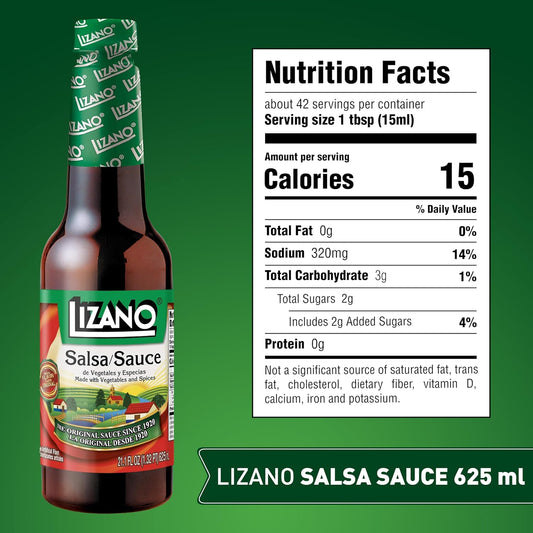 Lizano Salsa Costa Rica Sauce 625 ml (21.1 fl oz) - view 2