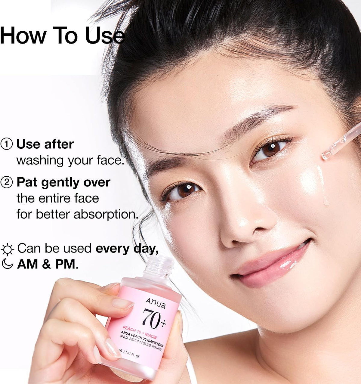 Anua Peach 70 Niacinamide Serum 30ml - view 6