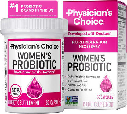 Physician's Choice Women's Probiotic 50 Billion CFU, 30 Capsules