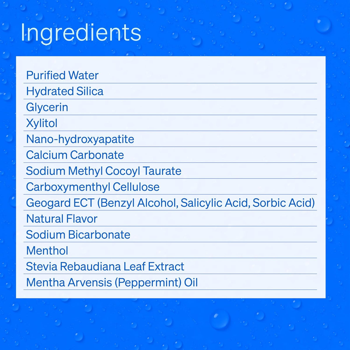 Mouthology 10% Nano Hydroxyapatite Toothpaste, Fluoride Free, Mint 4 oz - view 4