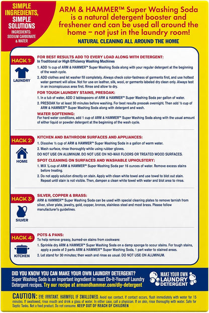 Arm & Hammer Super Washing Soda 55 oz - view 3