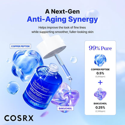 COSRX The Blue Copper Peptide Bakuchiol Serum, 1.69 fl oz - view 3