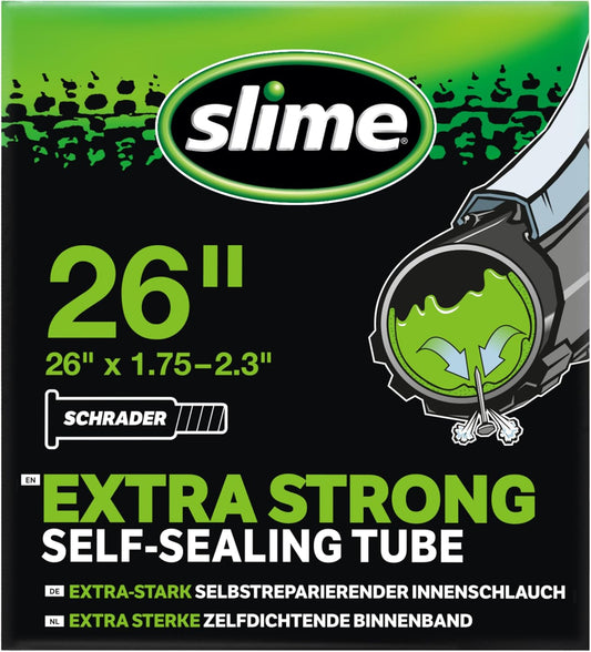 Slime Self-Sealing Bike Inner Tube 26 x 1.75-2.125 Inch, Schrader