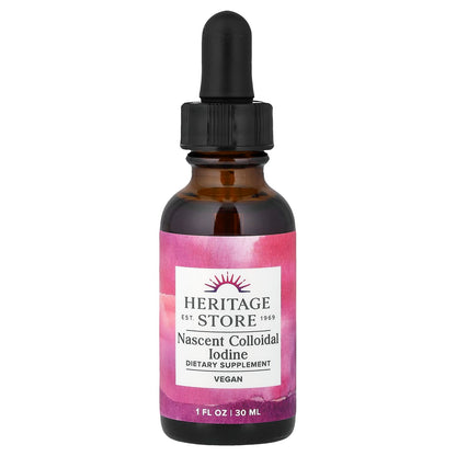 Heritage Store Nascent Colloidal Iodine, 30 ml (1 fl oz)