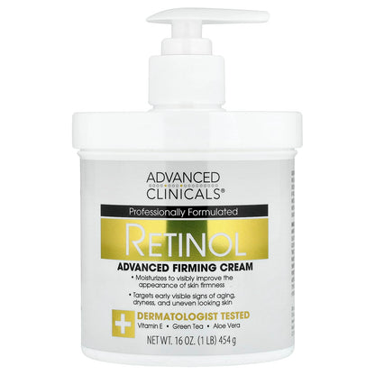 Advanced Clinicals Retinol Advanced Firming Cream 454 g (16 oz)