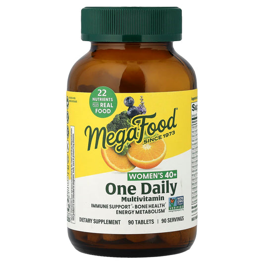 MegaFood Women's 40+ One Daily Multivitamin, 90 Tablets