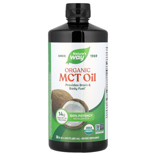 Nature's Way Organic MCT Oil, 887 ml (30 fl oz)