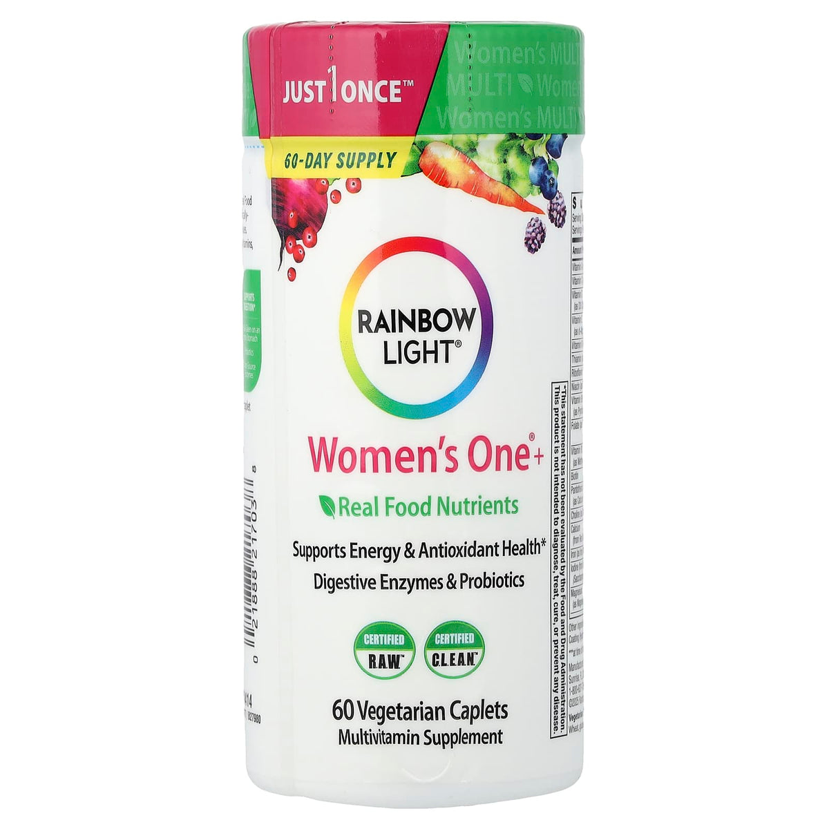 Rainbow Light Women's One+ Real Food Nutrients, 60 Vegetarian Caplets — product view