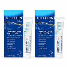 Differin Adapalene Gel 0.1% Acne Treatment 45g Pack of 2