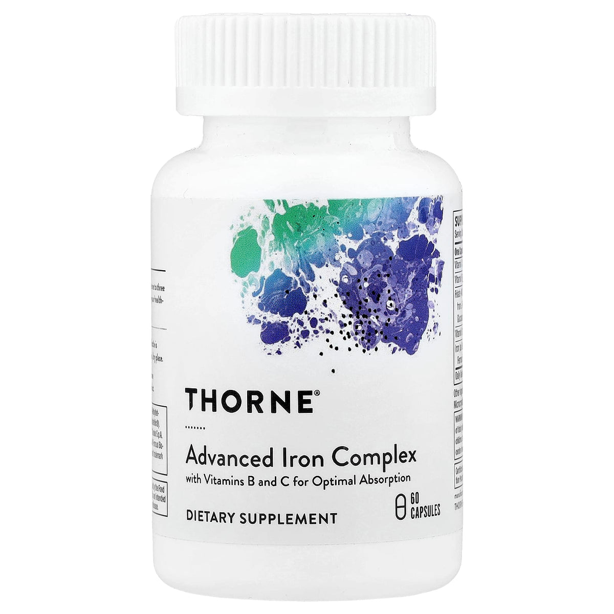 Thorne Advanced Iron Complex, 60 Capsules