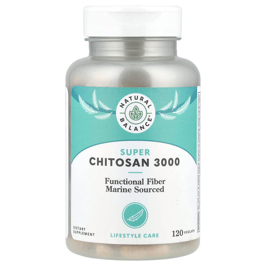 Natural Balance Super Chitosan 3000, 120 VegCaps (750 mg per Capsule)