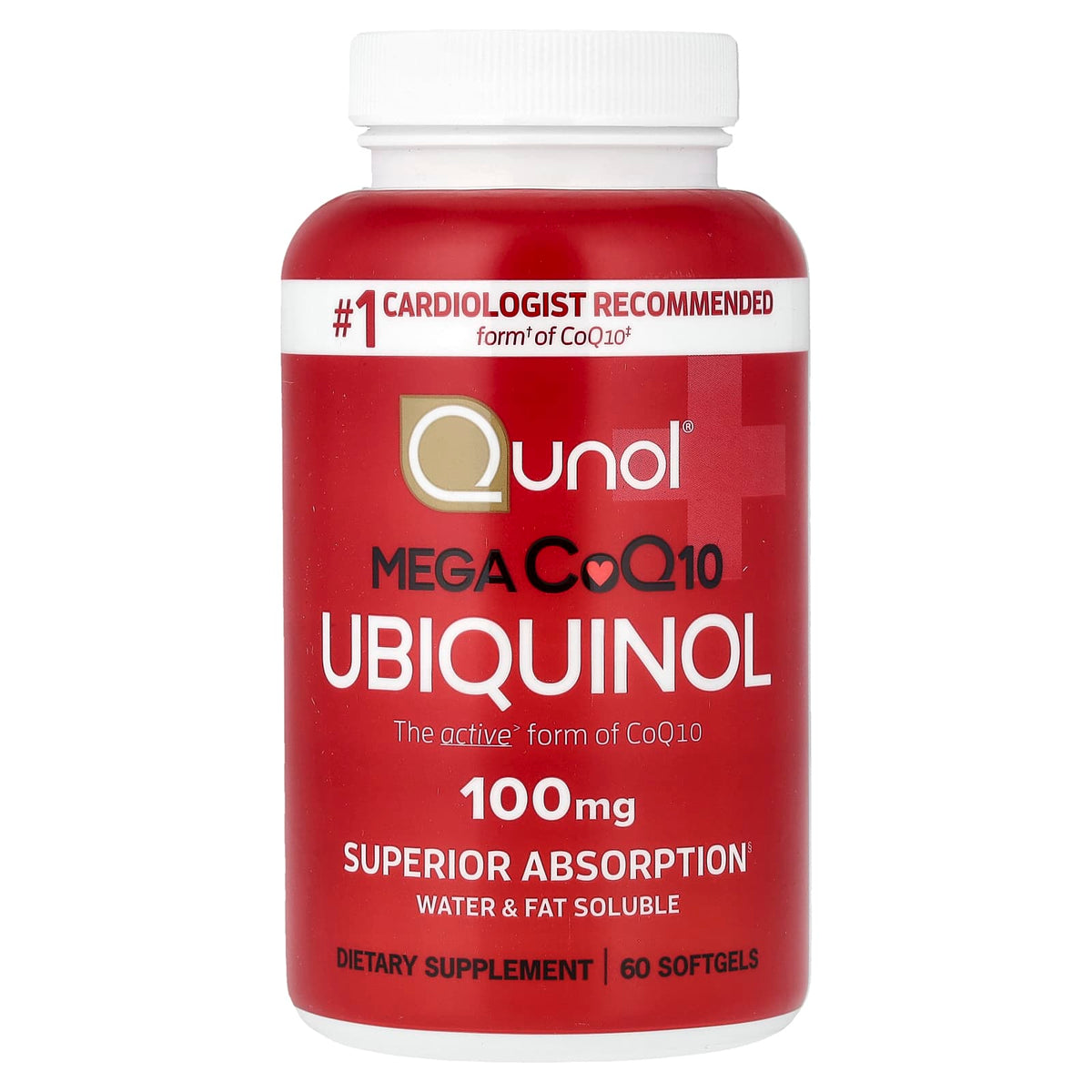 Qunol Mega CoQ10 Ubiquinol 100 mg, 60 Softgels - view 3