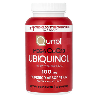 Qunol Mega CoQ10 Ubiquinol 100 mg, 60 Softgels - view 3