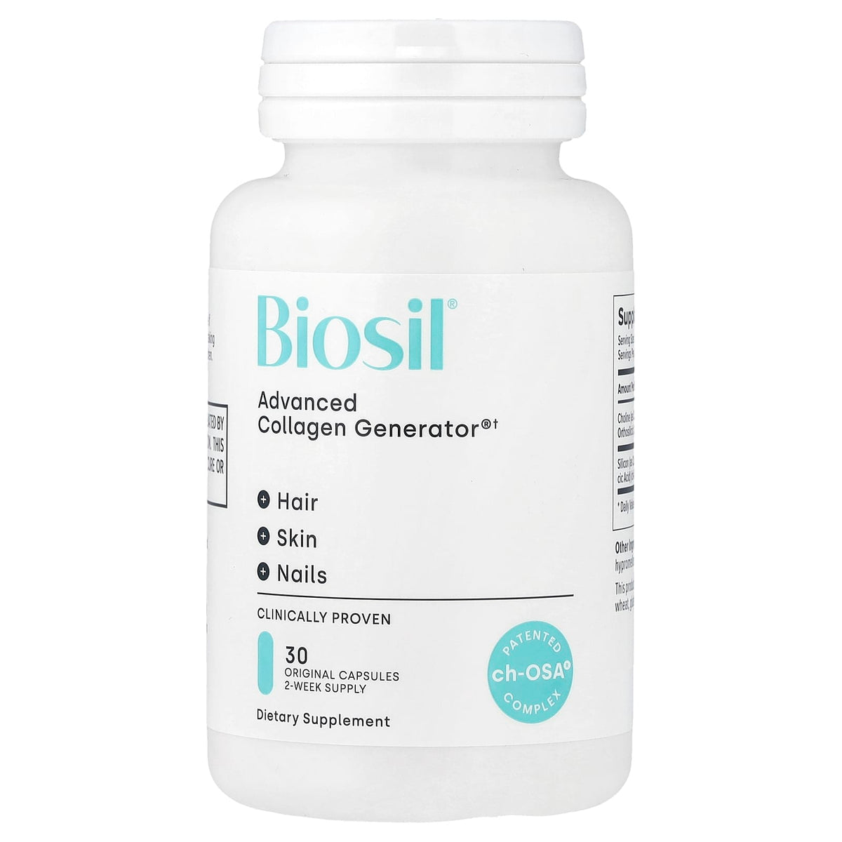 Biosil Advanced Collagen Generator, Original, 30 Capsules - view 3