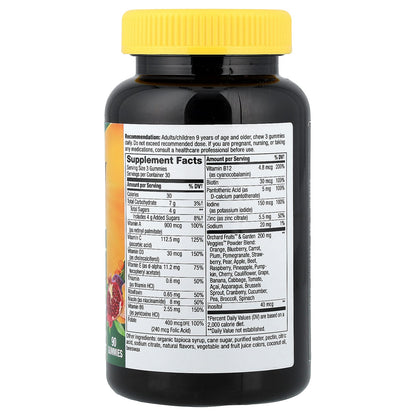 Nature's Way Alive! Adult Premium Gummies Multivitamin Grape & Cherry 90 Gummies - view 2