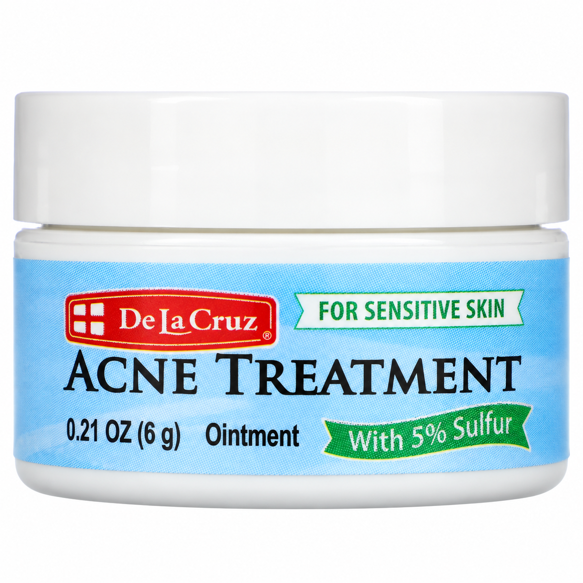 De La Cruz Sulfur 5% Acne Treatment Ointment 0.21 oz (6 g)
