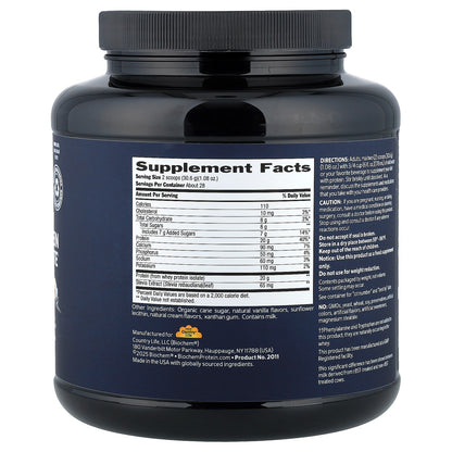 Biochem 100% Whey Isolate Protein Powder, Vanilla, 857 g (1.8 lb) - view 2
