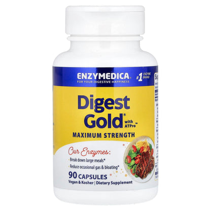 Enzymedica Digest Gold with ATPro, 90 Capsules
